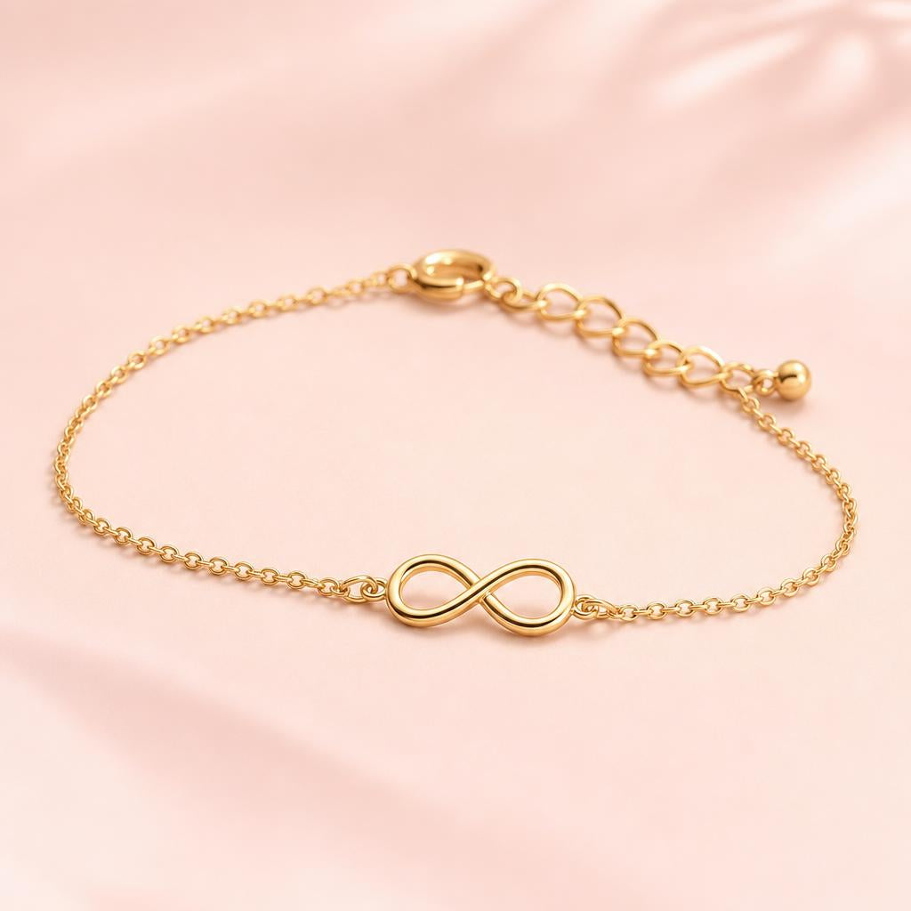Pulsera Infinito dorada