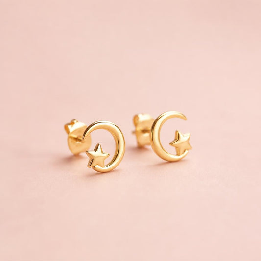 Aretes Sailor Moon dorados