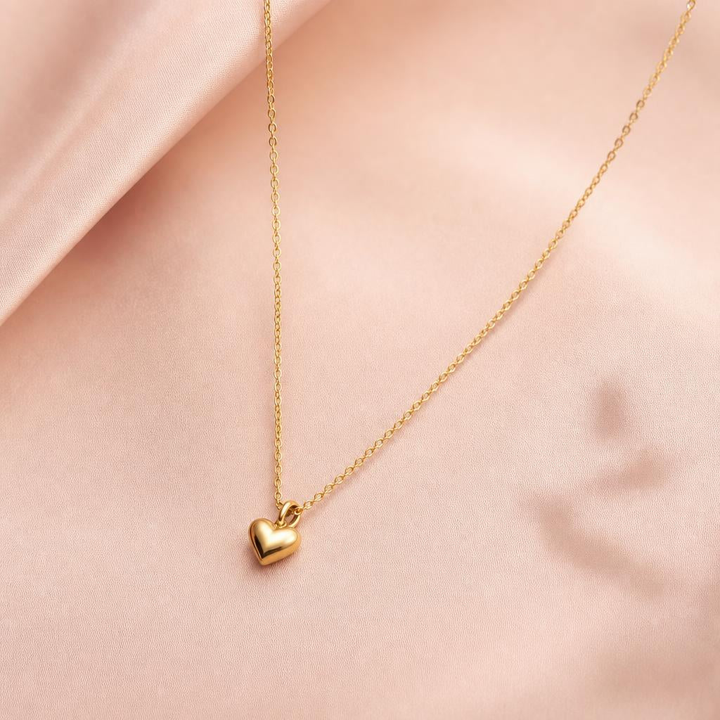 Collar Corazón dorado