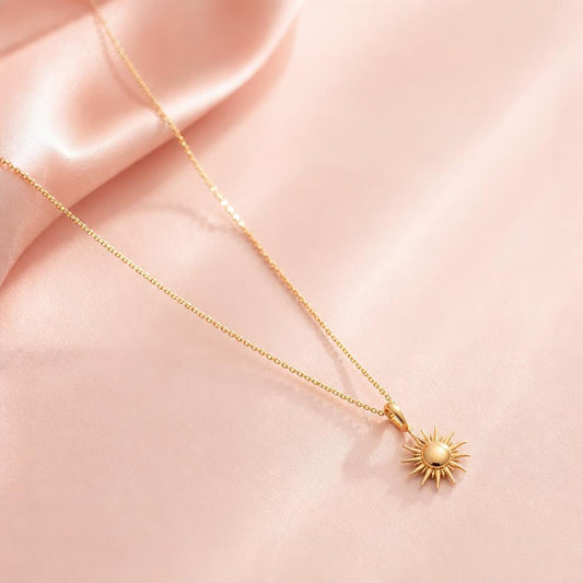 Collar Sol Nyrée dorado
